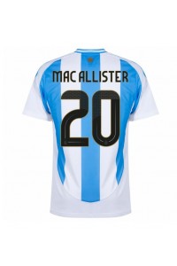 Argentina Alexis Mac Allister #20 Fotballdrakt Hjemme Klær Copa America 2024 Korte ermer